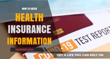 Mastering Health Insurance: A Step-by-Step Guide to Entering Your Information