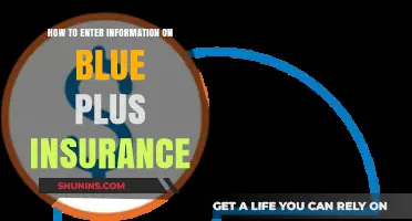 Step-by-Step Guide to Entering Information on Blue Plus Insurance