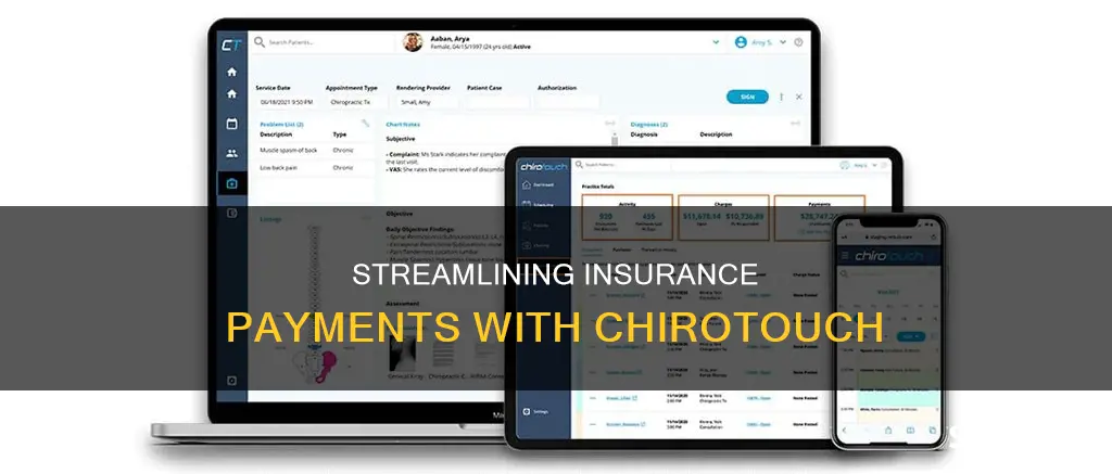 how to enter insurance payment in chirotouch