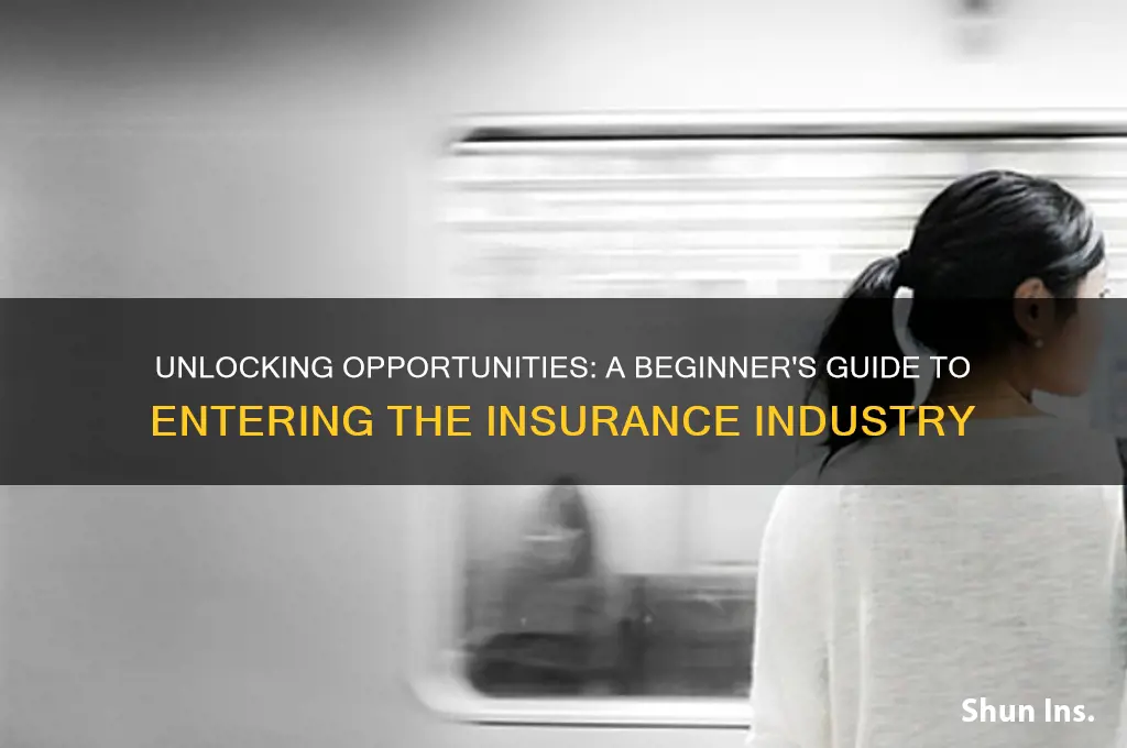 how to enter the insurance industry