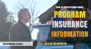 Veteran Choice Program: A Step-by-Step Guide to Entering Insurance Details