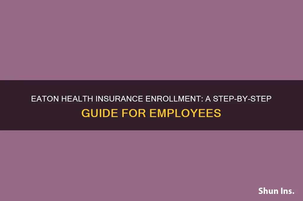 how to eroll for health insurance at eaton