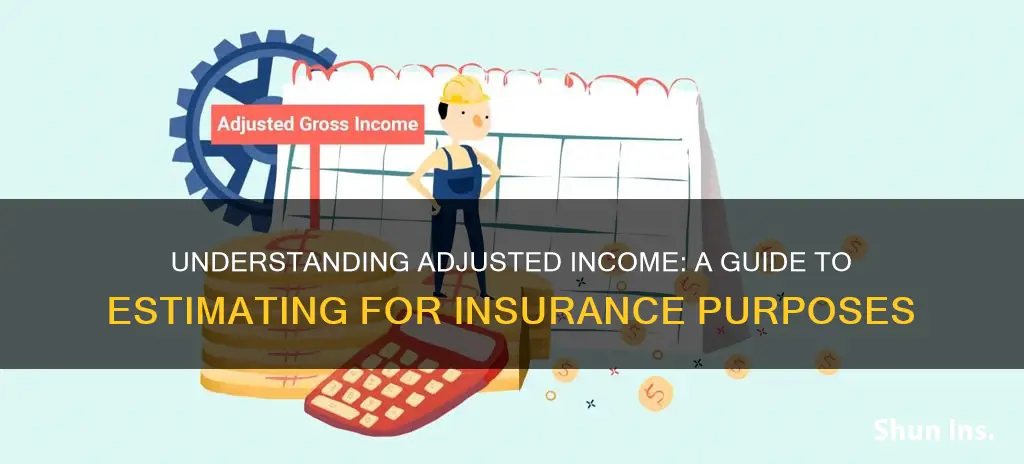 how to estimate adjusted income for insurance