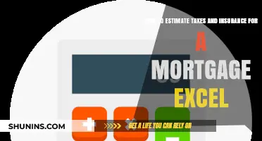 Estimating Mortgage Taxes and Insurance with Excel