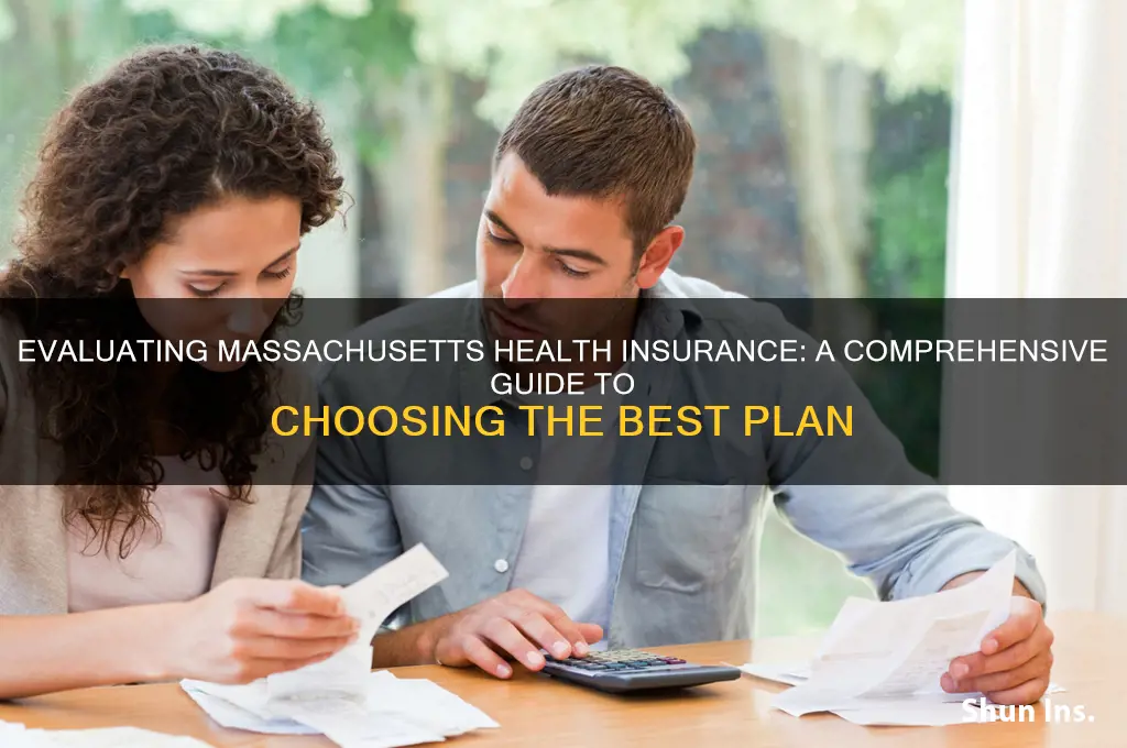 how to evaluate massachusetts health insurance options