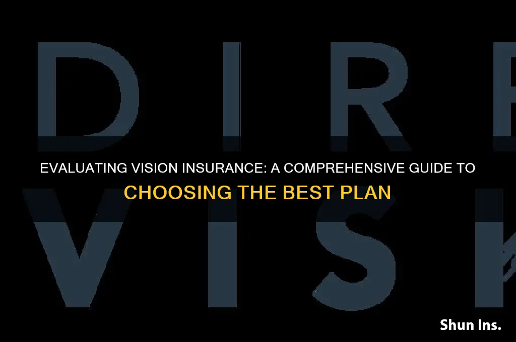 how to evaluate vision insurance