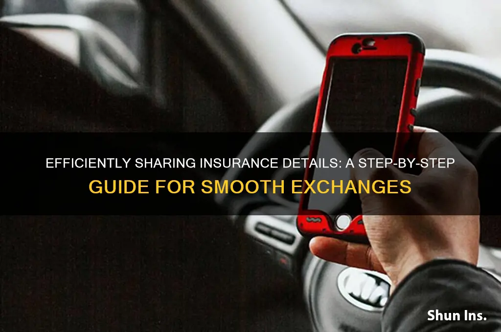 how to exchange insurance details