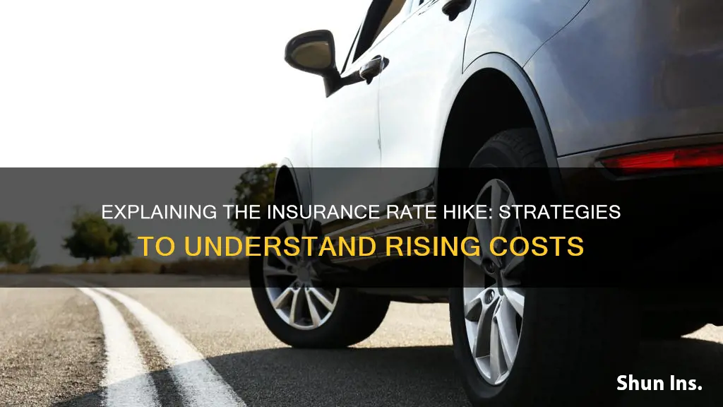 how to explain increase in insurance rate