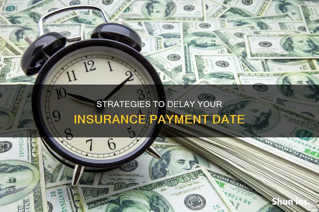 how to extend my insurance payment date
