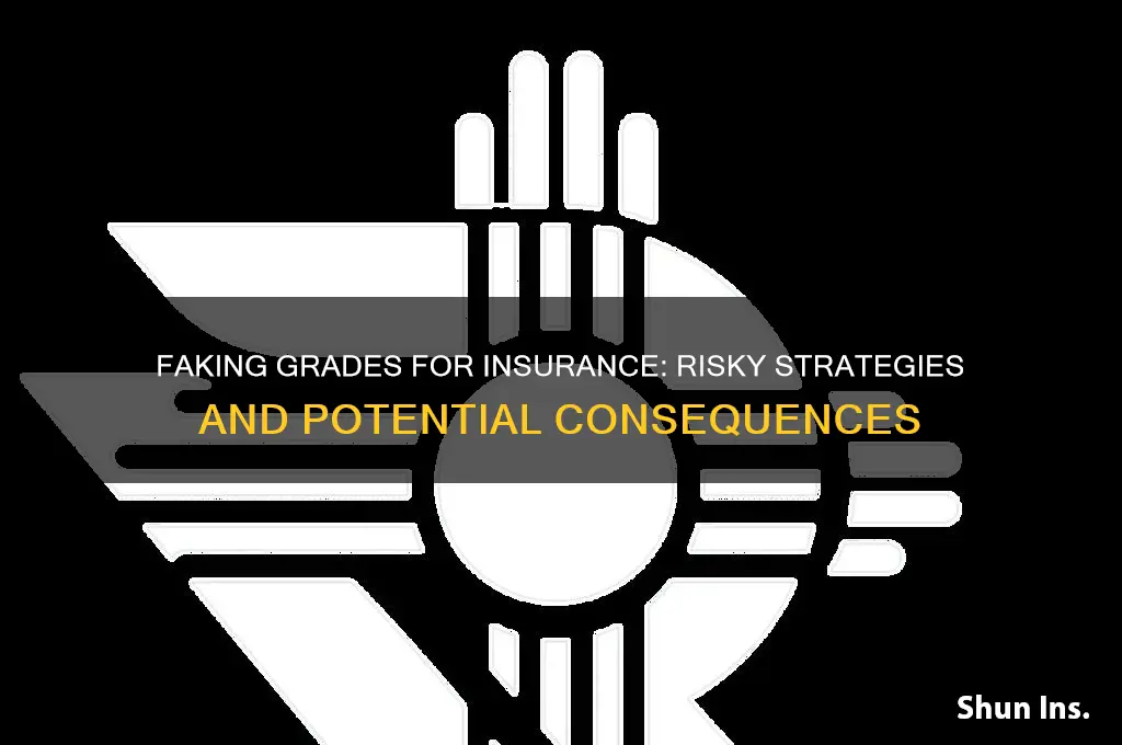 how to fake grades for insurance