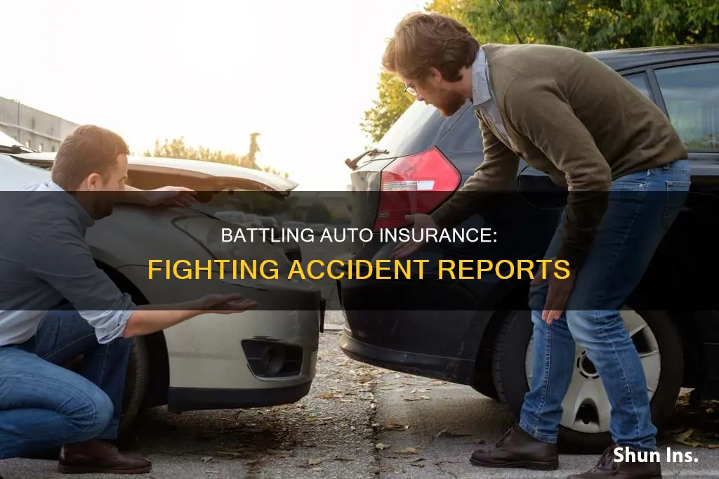 how to fight auto insurance accidents on report