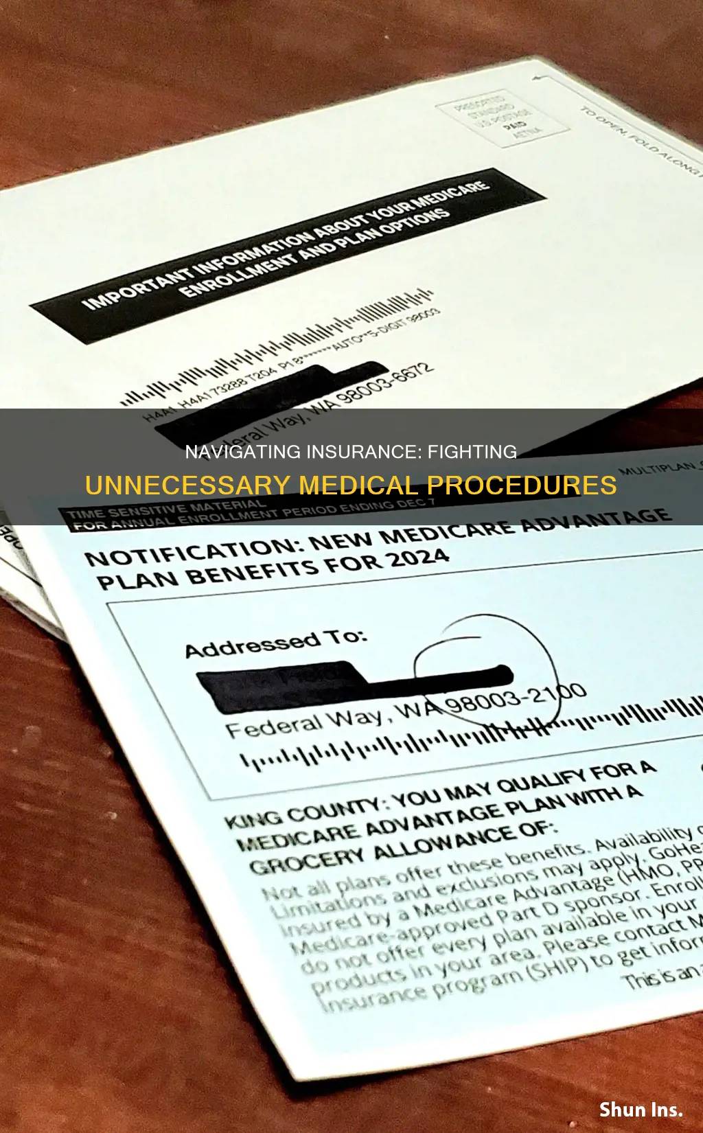 how to fight unnecessary medical procedure from insurance