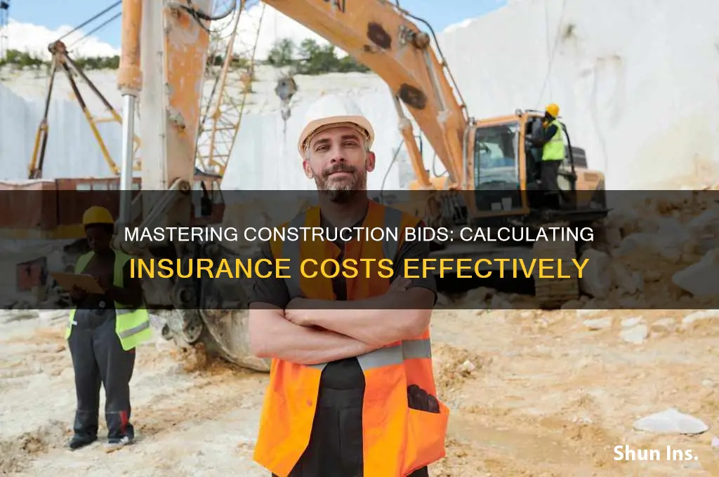 how to figure insurance in a construction bid
