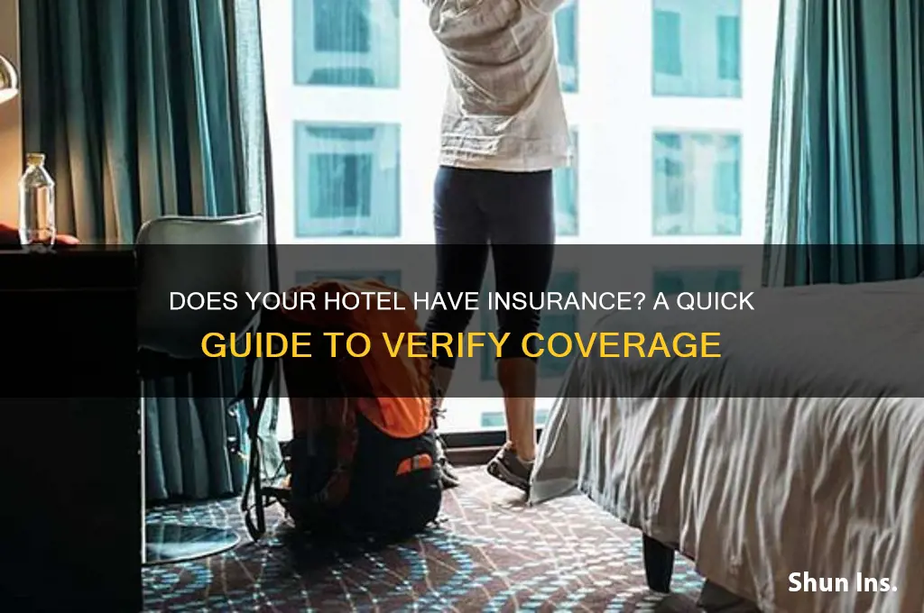 how to figure out if hotel has insurance