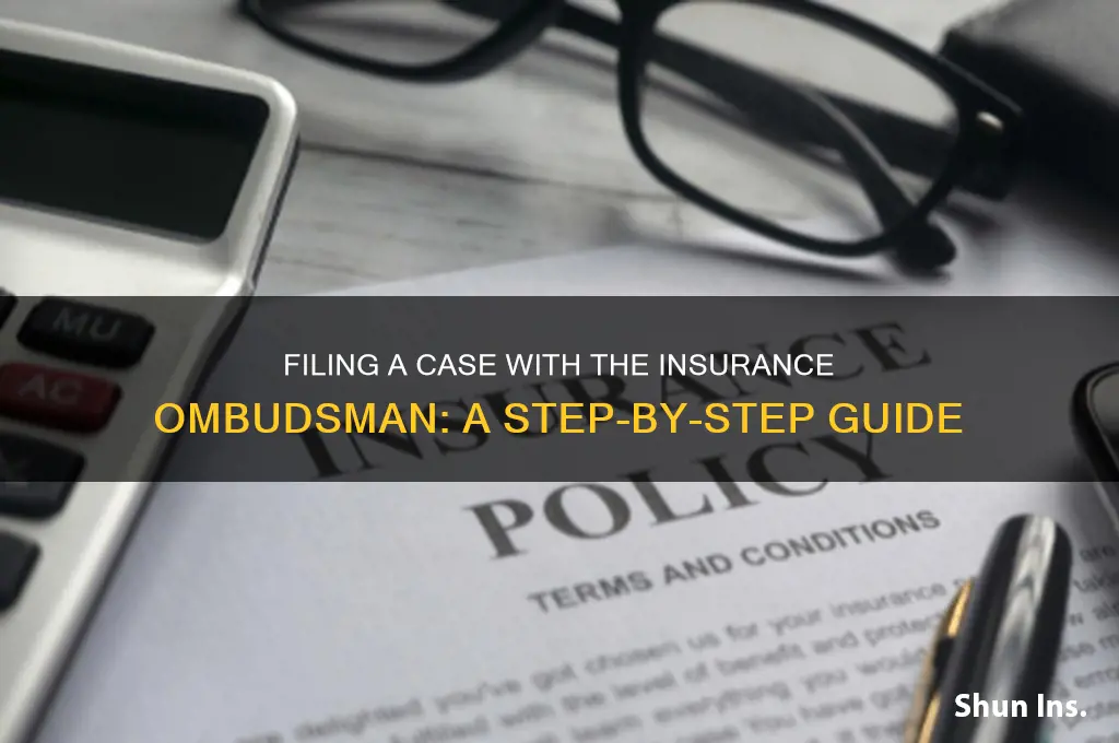 how to file a case in insurance ombudsman