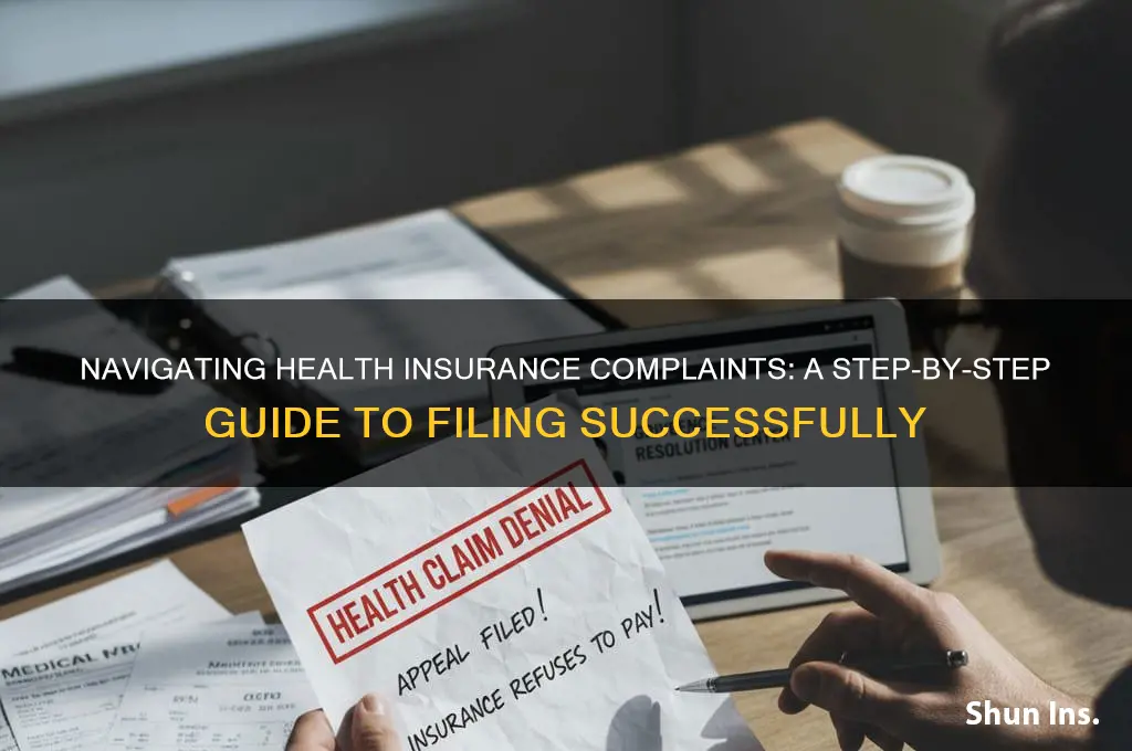 how to file a complaint about health insurance