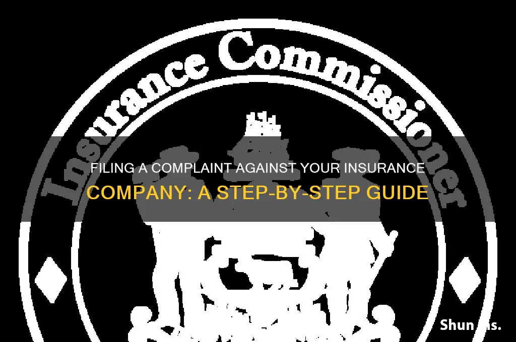 how to file a complaint against an insurance comorany