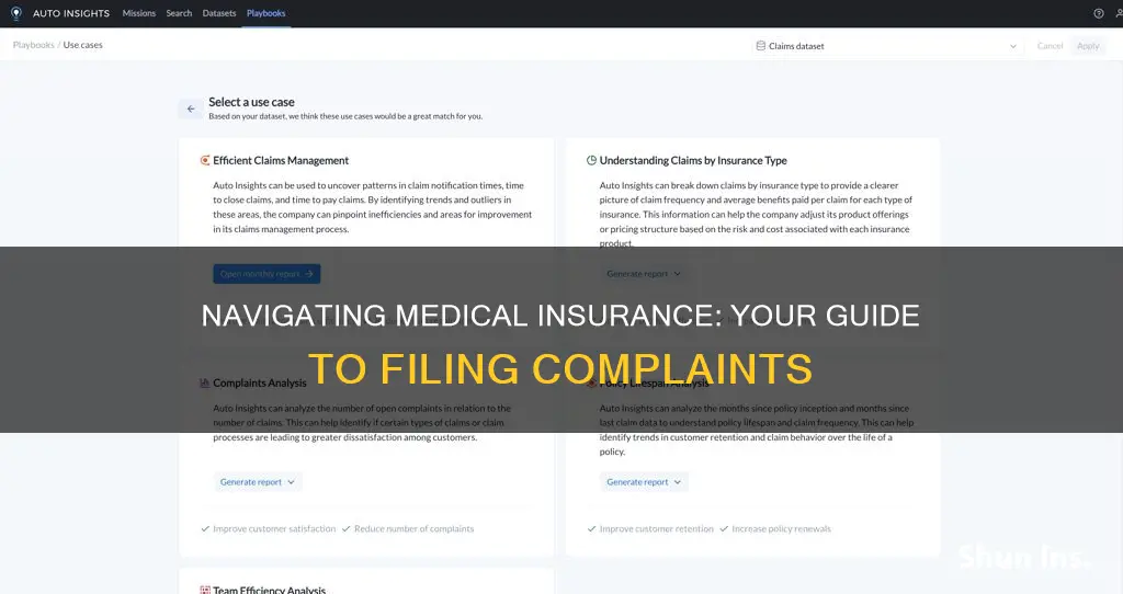 how to file a complaint against medical insurance company