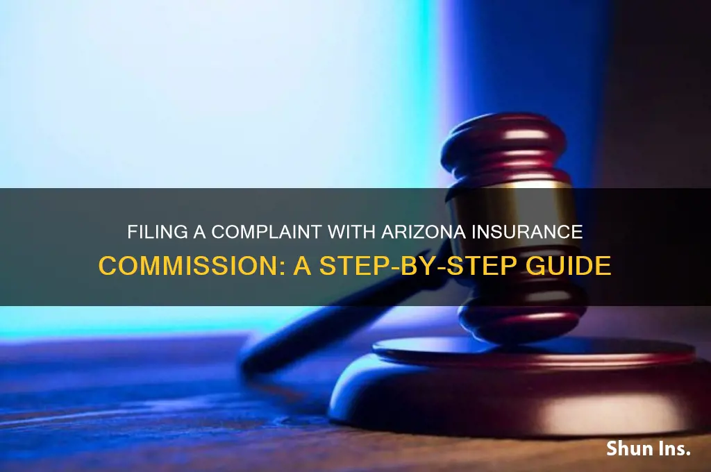 how to file a complaint insurance commission az
