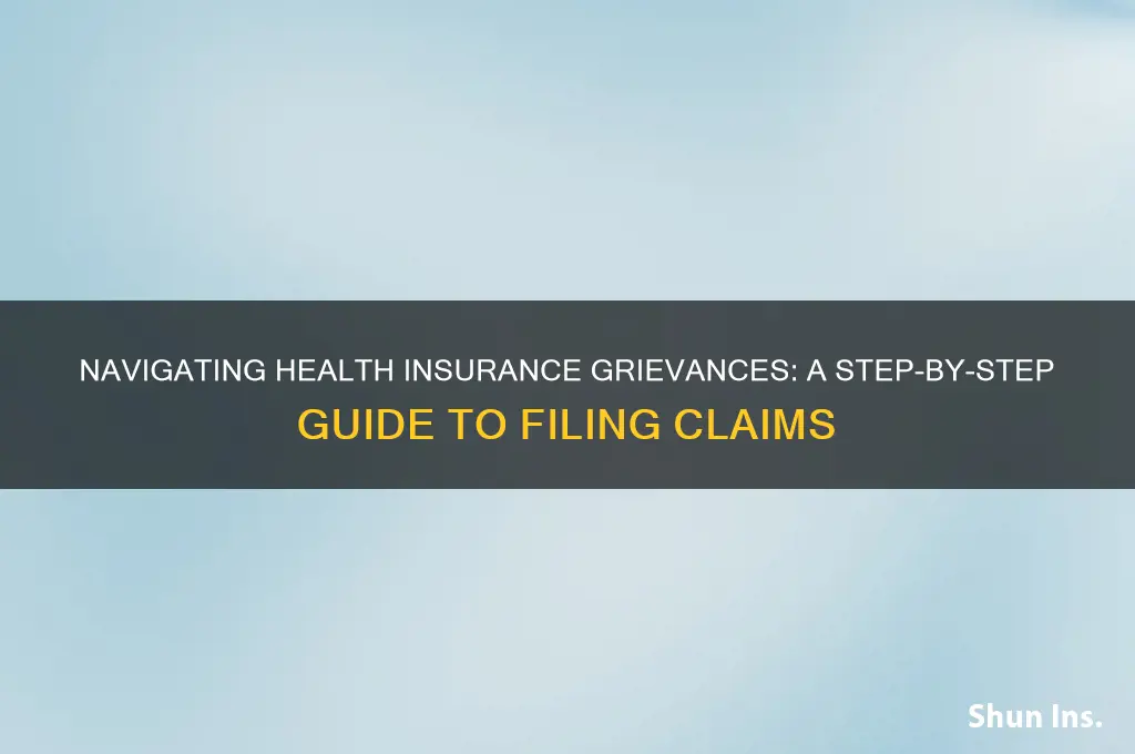 how to file a grievance with health insurance