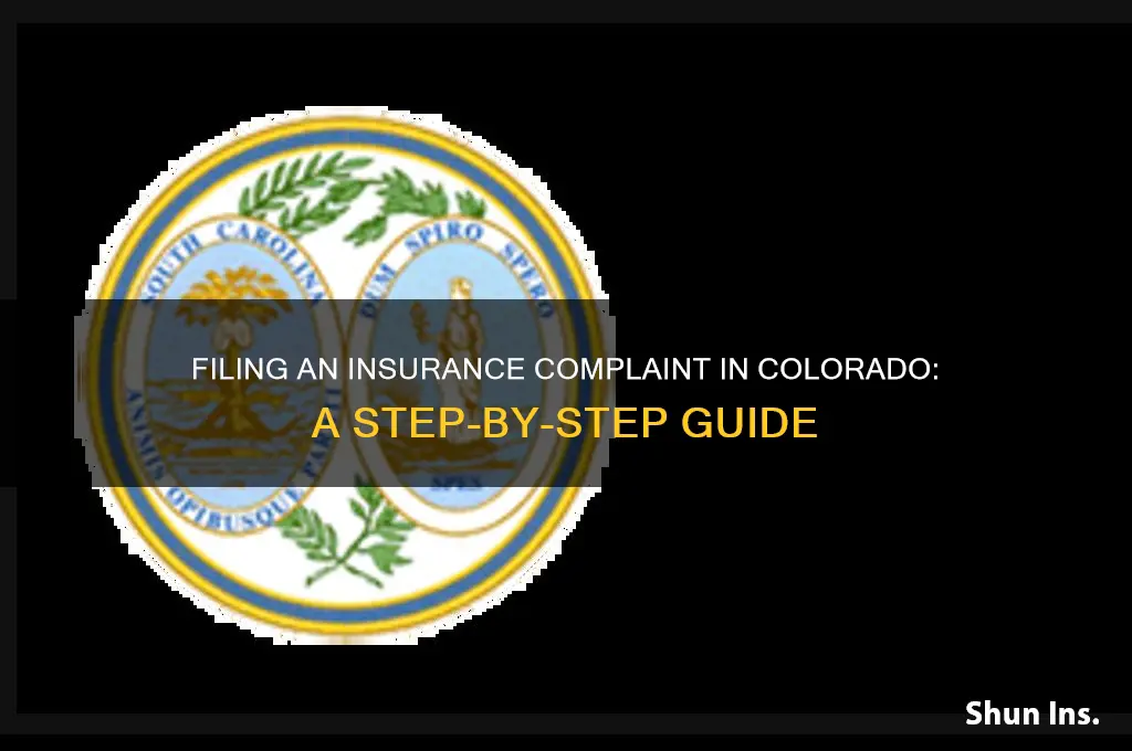 how to file an insurance complaint in colorado