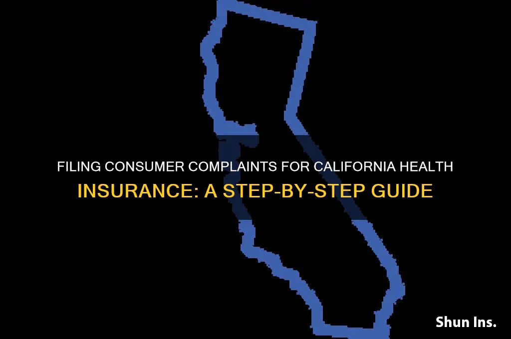 how to file consumer complaints california health insurance
