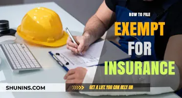 Filing Exempt for Insurance: A Step-by-Step Guide to Save Money