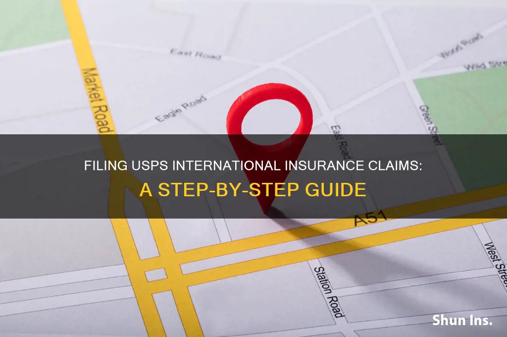 how to file insurance for usps international