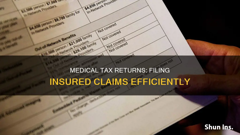 how to file medical insured yax form