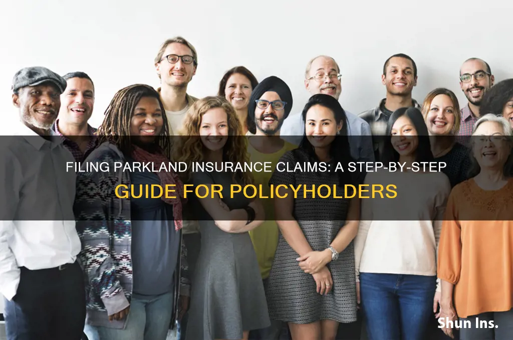 how to file out insurance for parkland