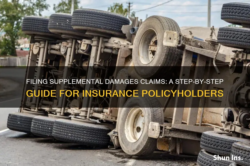 how to file supplemental damages to insurance