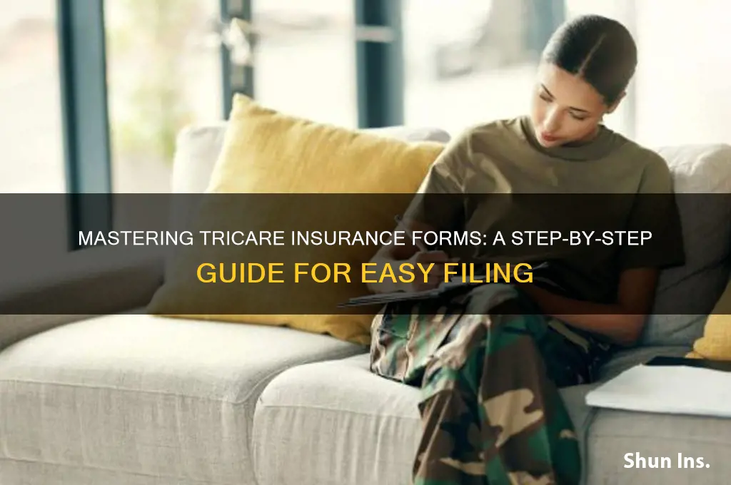 how to fill insurance forms with tricare