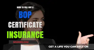 Mastering BOP Certificate Insurance: A Step-by-Step Guide to Filling It Out