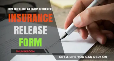 Mastering Injury Settlement: A Guide to Completing Release Forms