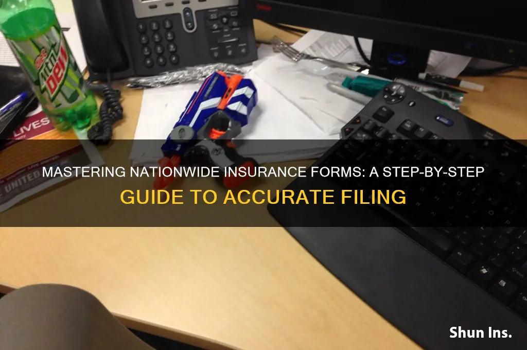 how to fill out an insurance form for nationwide insurance