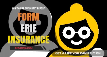 Step-by-Step Guide to Completing Erie Insurance Direct Deposit Form