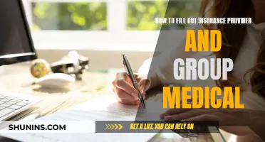 Completing Insurance Provider and Group Medical Forms Efficiently