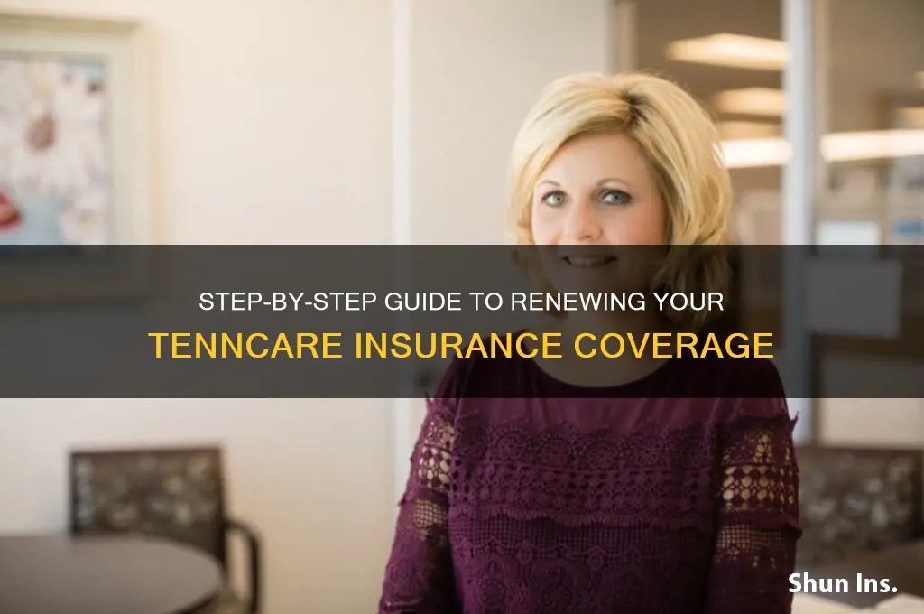how to fill out the renewal tenncare insurance