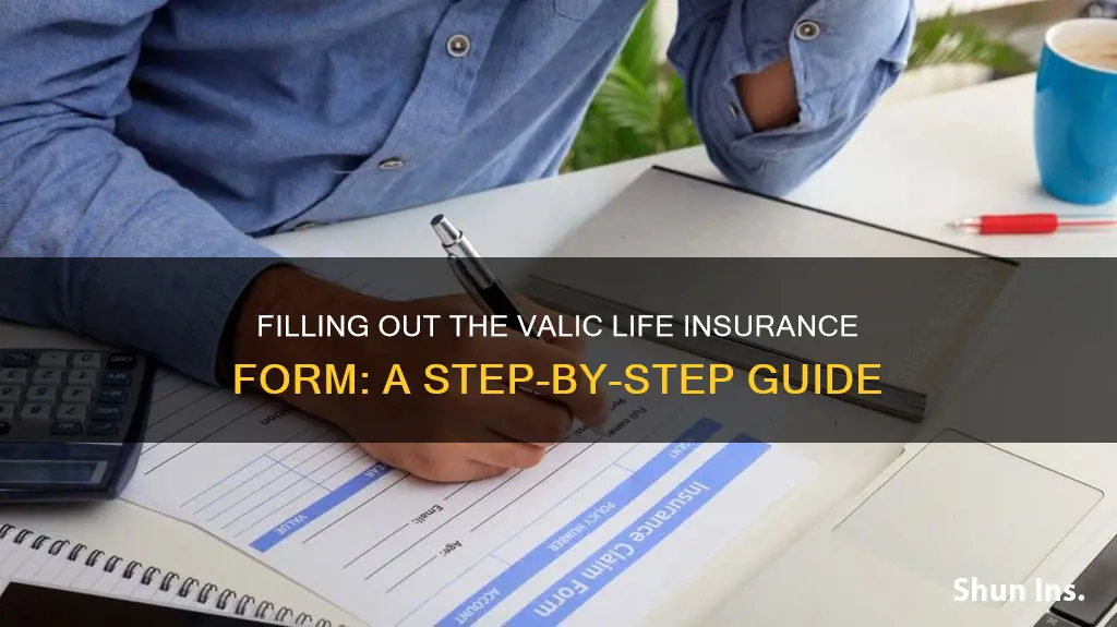 how to fill out valic life insurance form