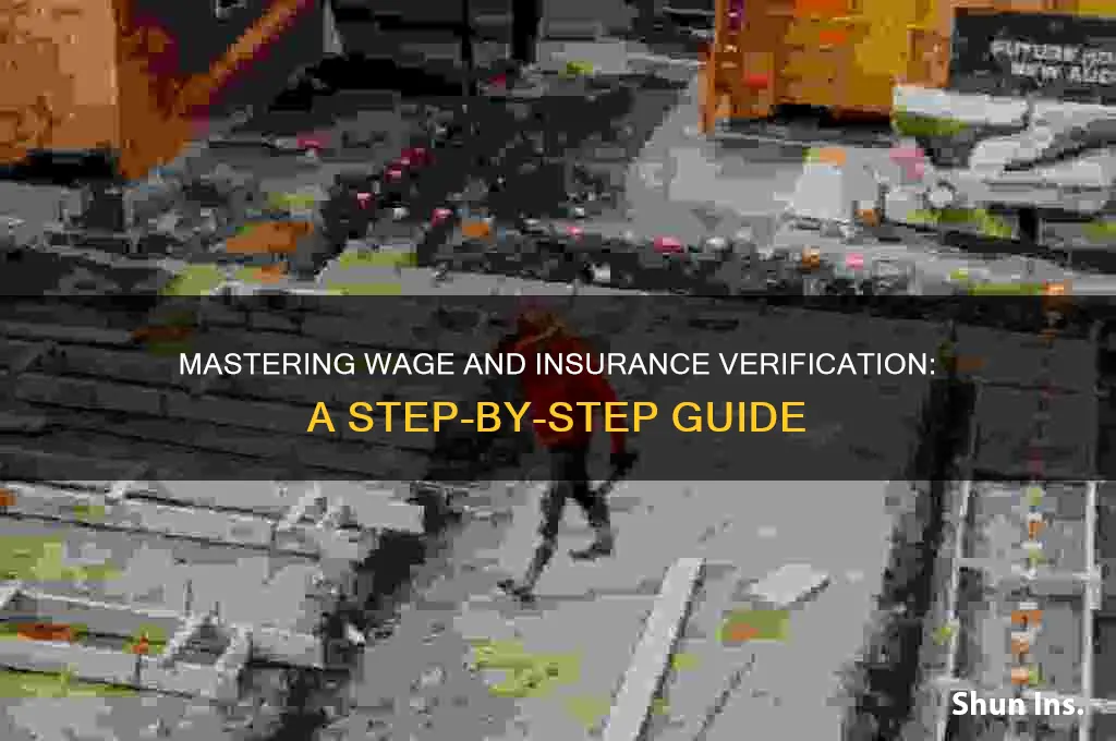 how to fill outwage and insurance verification