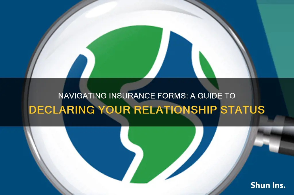 how to fill relationship on insurance form