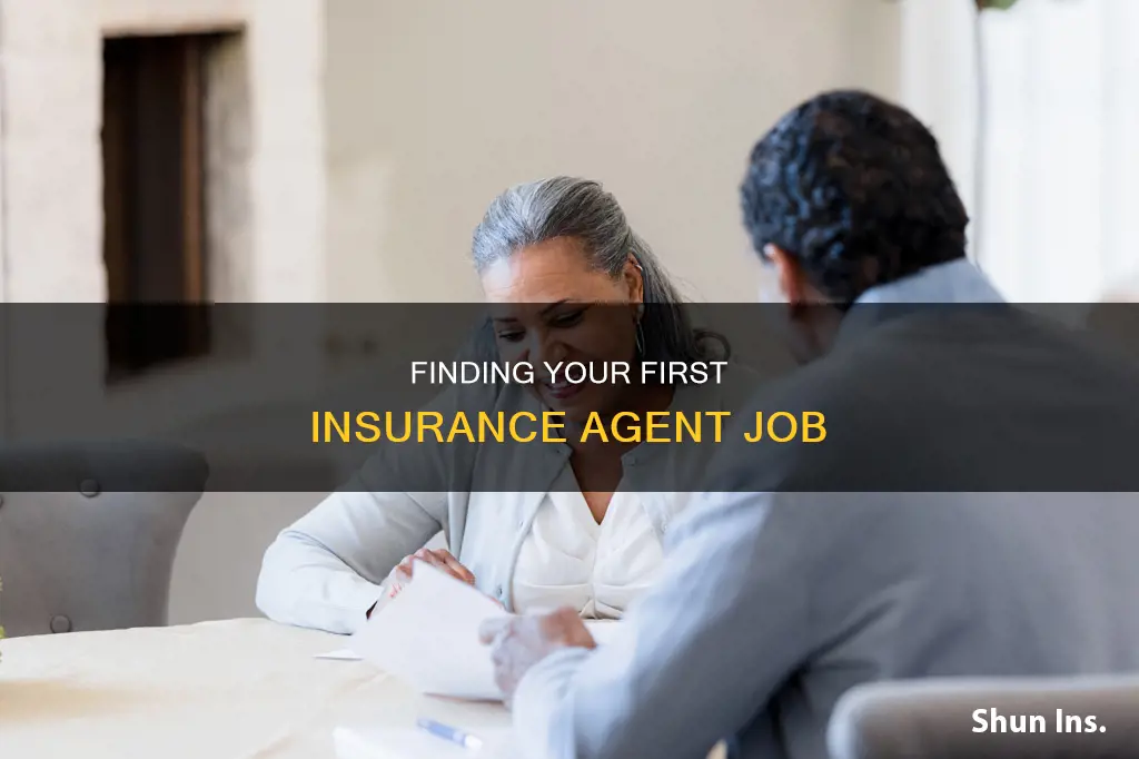 how to find a job as an insurance agent