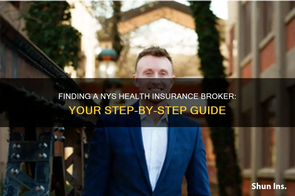 how to find a nys health insurance broker