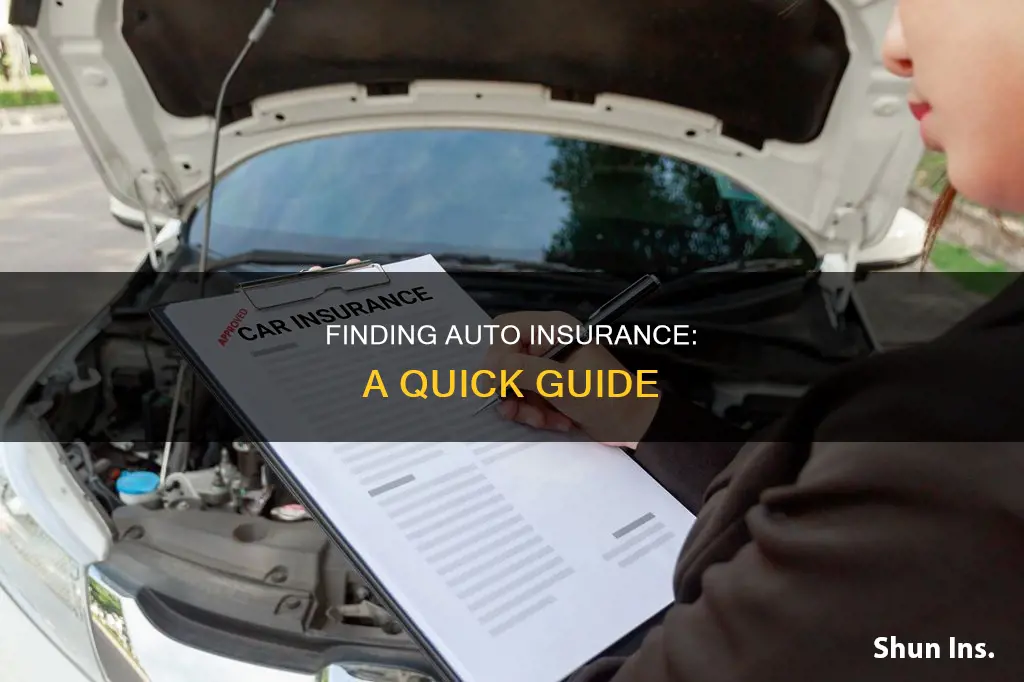 how to find auto insurance