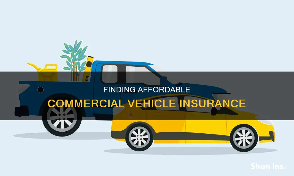 how to find cheap insurance for commercial vehicle