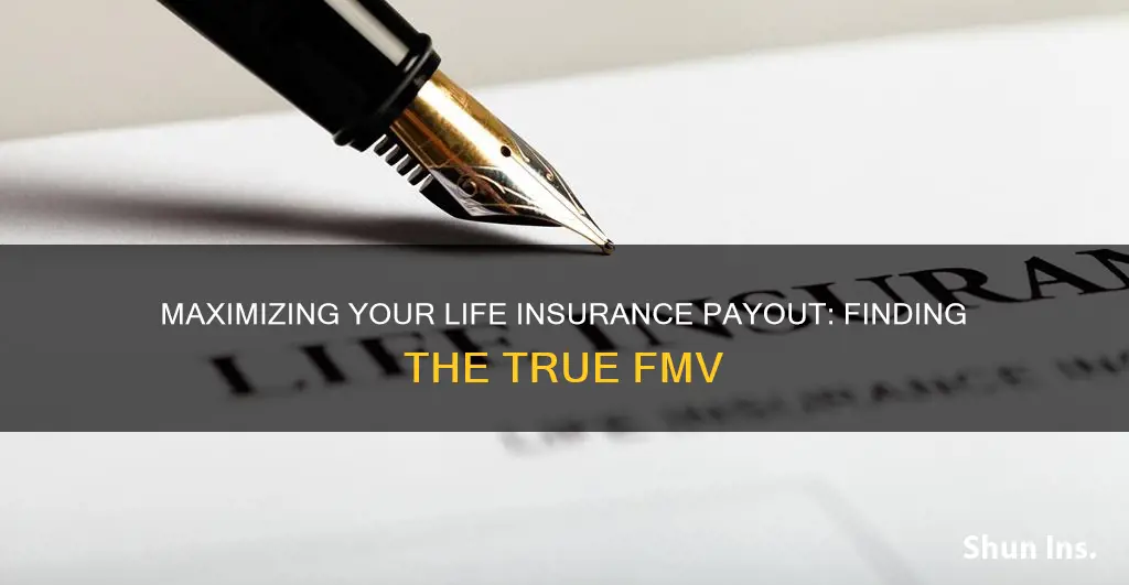 how to find fmv of life insurance