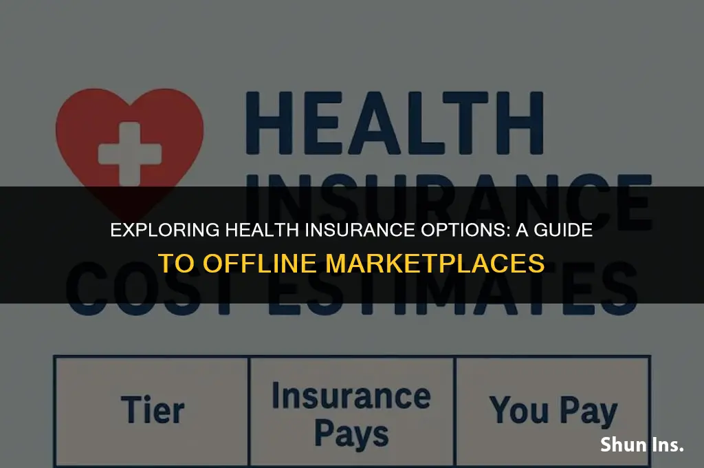 how to find health insurance marketplace offline