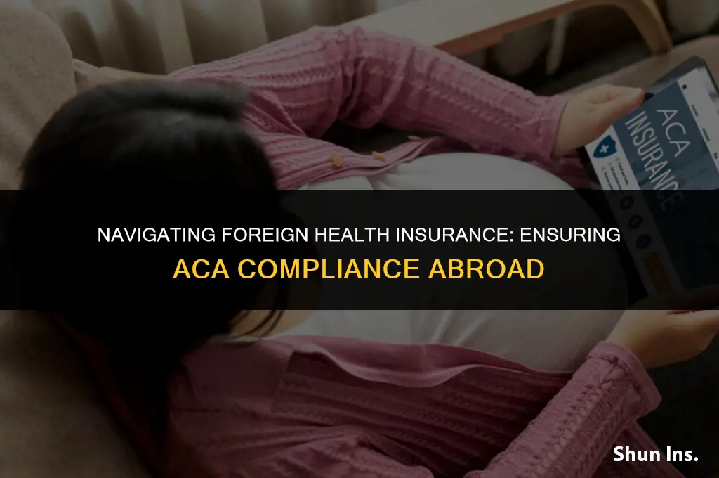 how to find if foreign health insurance is aca compliant