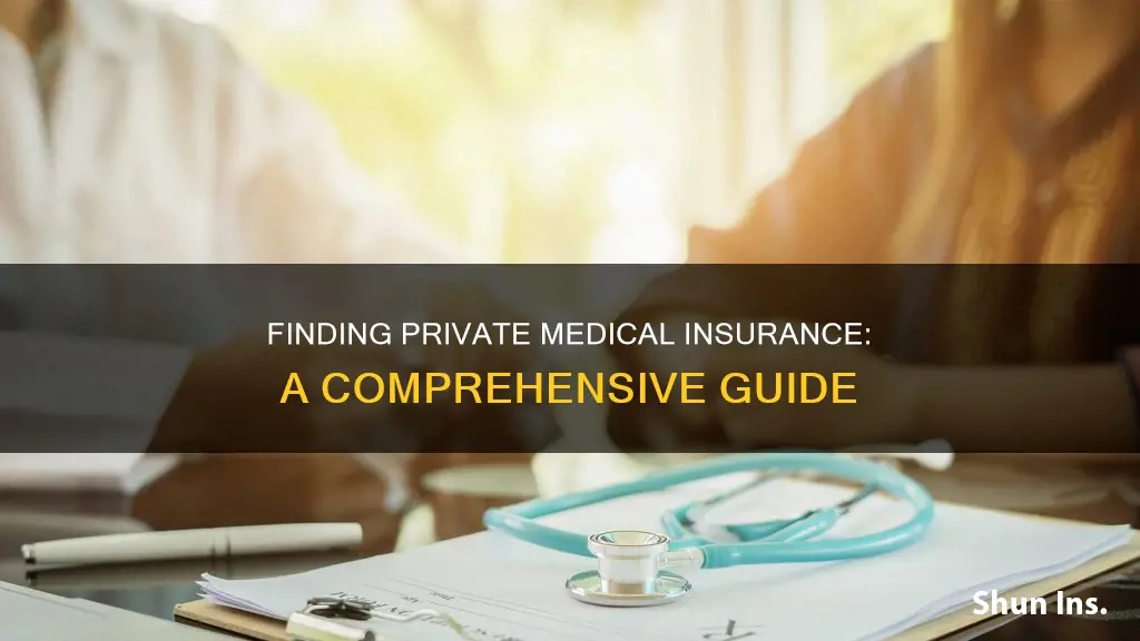 how to find medical insurance privately