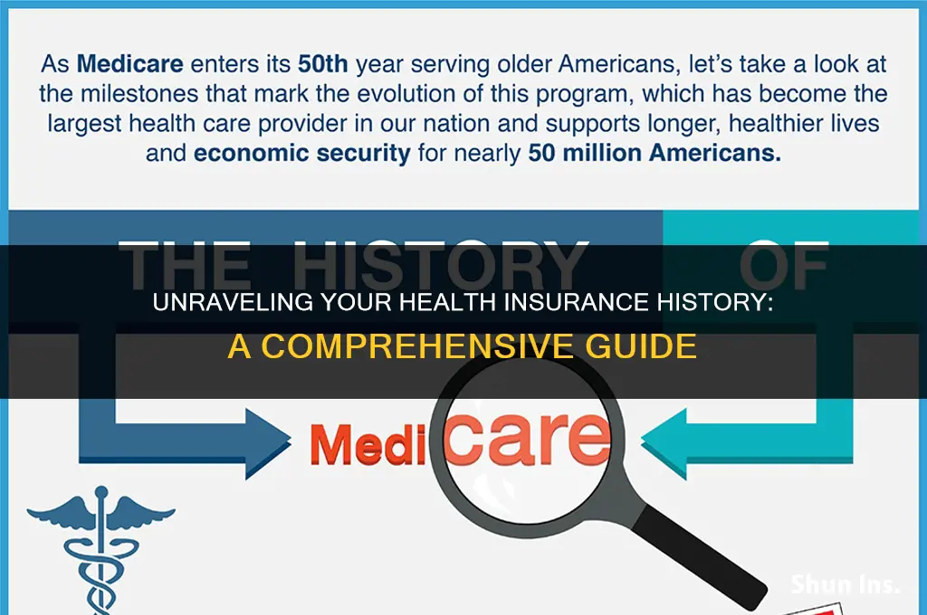 how to find my health insurance history